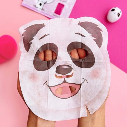 Máscara Facial Papel Impressão Panda