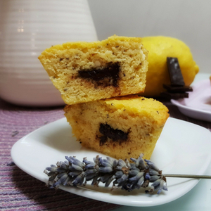 Permalink to Muffins de Chia, Limão e coração de Chocolate